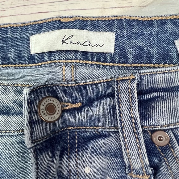 👖|•KANCAN•| Distressed Splatter Paint Jeans Size 7/27👖 - Picture 4 of 7